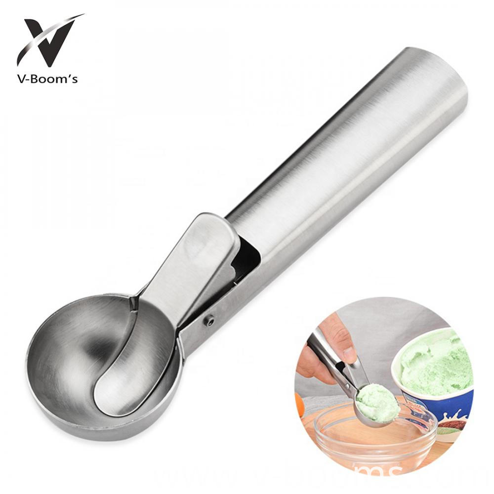 Stainless Steel Ice Cream Scoop Fruit Dipper Stainless Steel Ice Cream Scoop Fruit Dipper